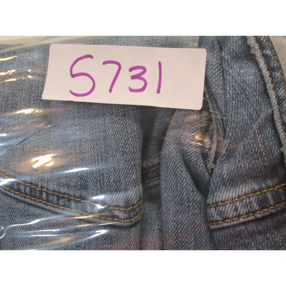 LL BEAN SIGNATURE Slim Straight Jeans Men 34x34 Blue Denim Mid Rise Stretch